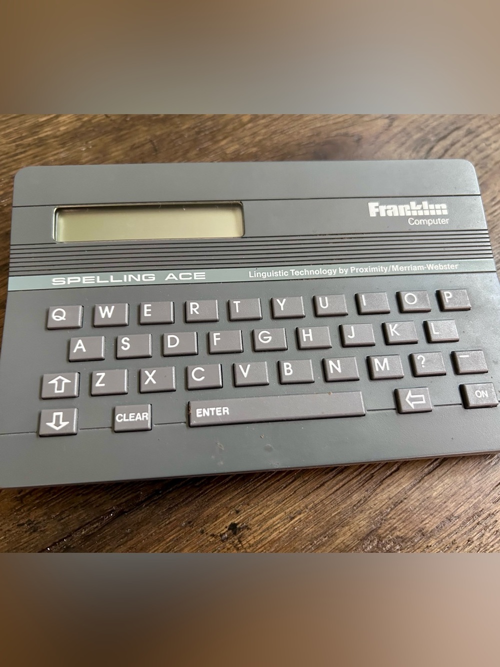 *VINTAGE* Spelling Ace Franklin handheld computer